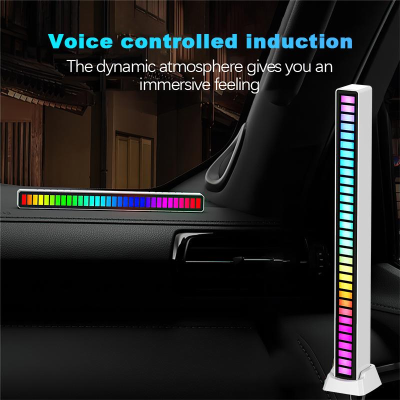 Thanh đèn Led RGB nháy theo nhạc, cảm biến âm thanh siêu nhạy đèn trang trí nhà phòng,có App điều khiển