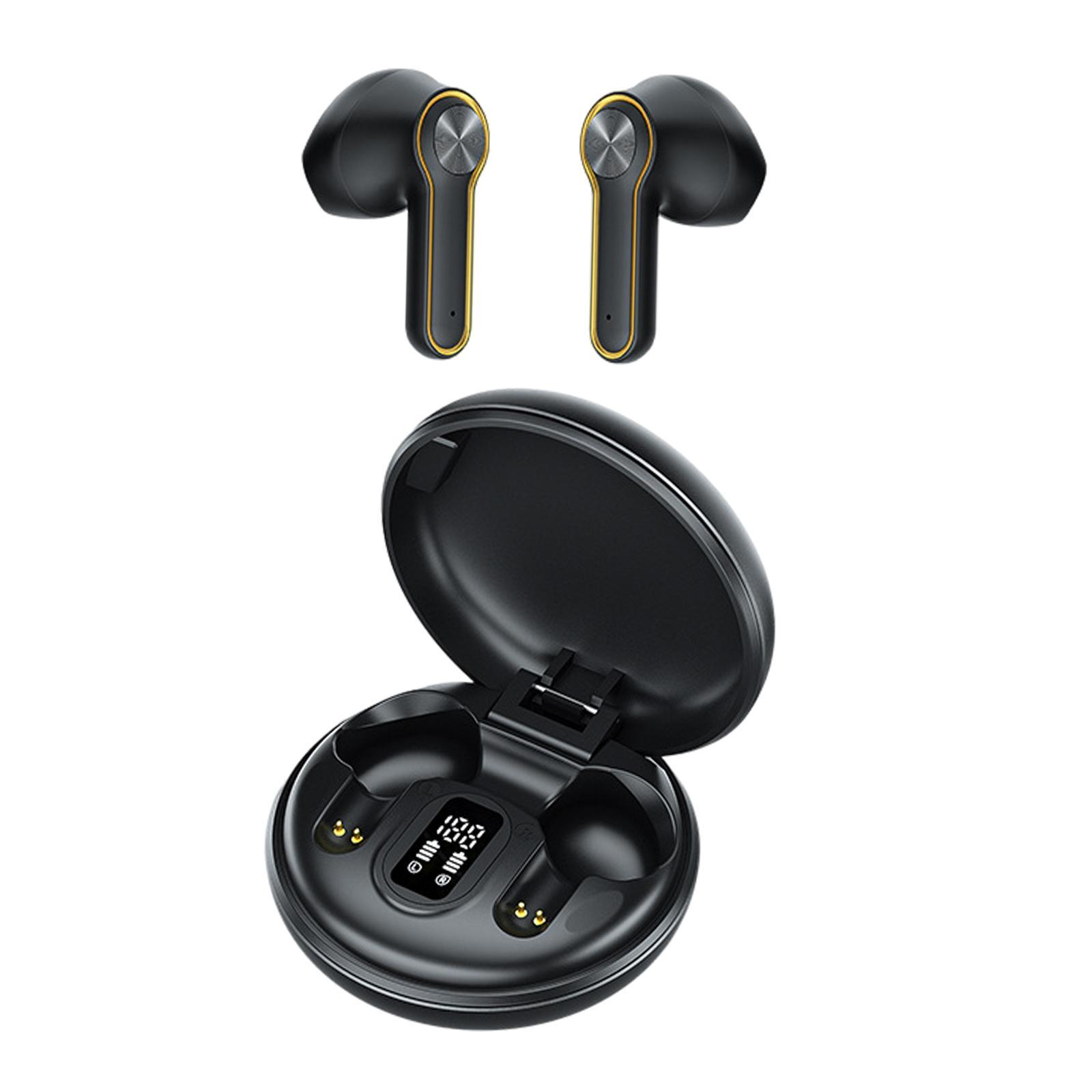 Wireless Bluetooth 5.0 in-Ear Gaming Earbuds, Cool , Low Latency, Gaming Earphones, Touch Control w/Mic for Running Sport Fitness Stereo Bass