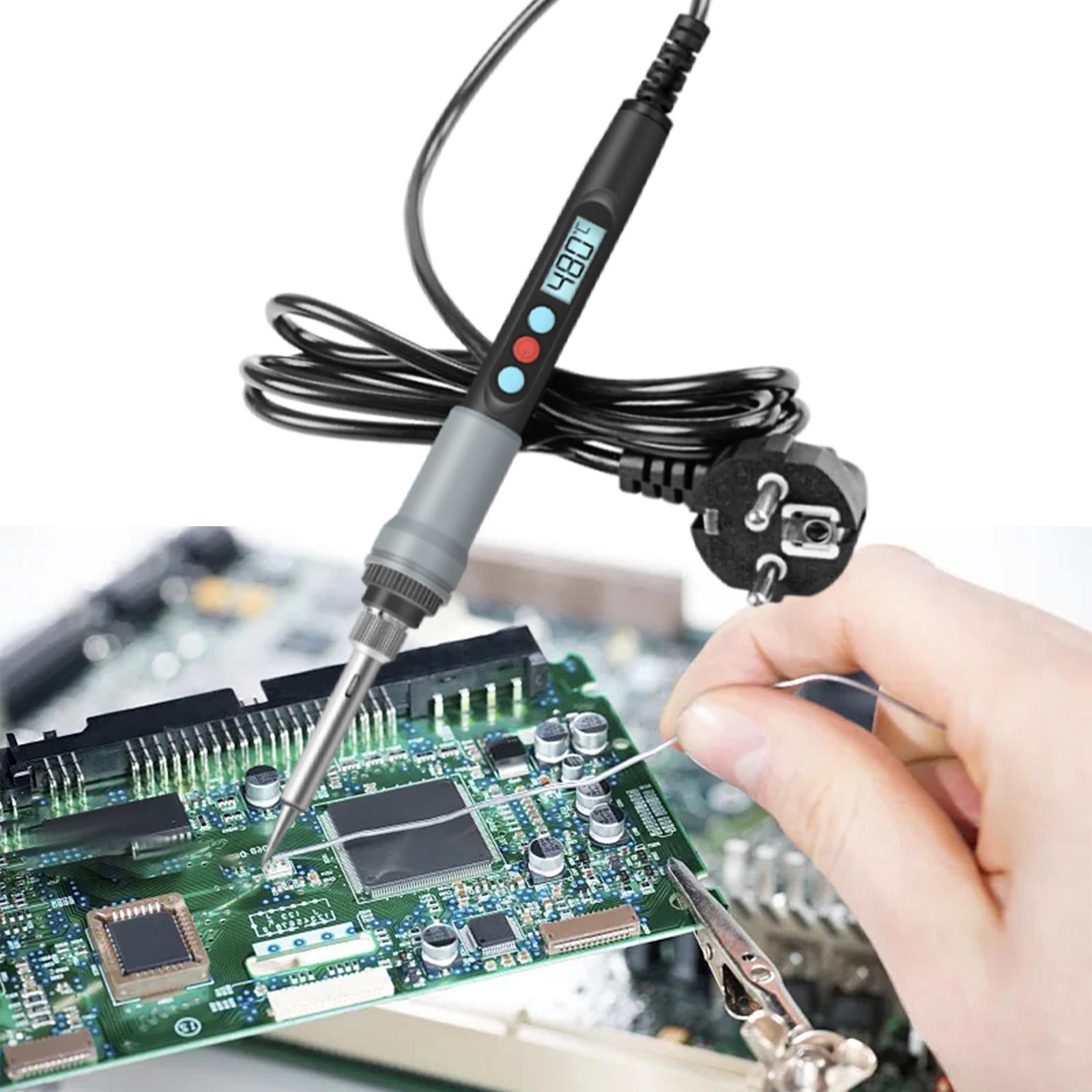 Solder Station 90W Electric Soldering Station for Electronics Circuit Boards