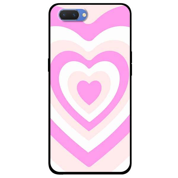 Ốp lưng dành cho Realme 2 - Realme 2 Pro - Tim Cầu Vồng Trắng Hồng
