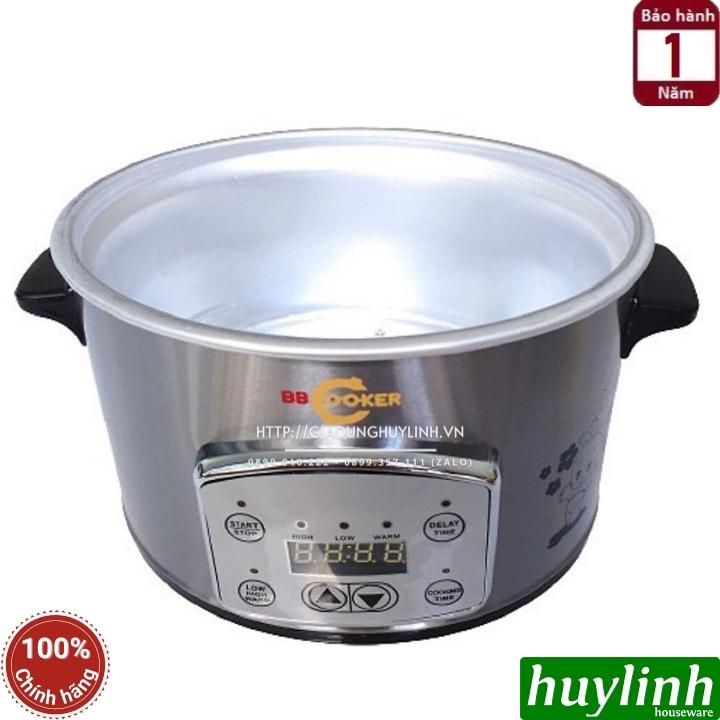 Nồi nấu cháo chậm tự động điện tử BBcooker DS15 - 1.5 lít - Hàng chính hãng - Nồi nấu cháo cho bé, nồi hầm, chưng yến