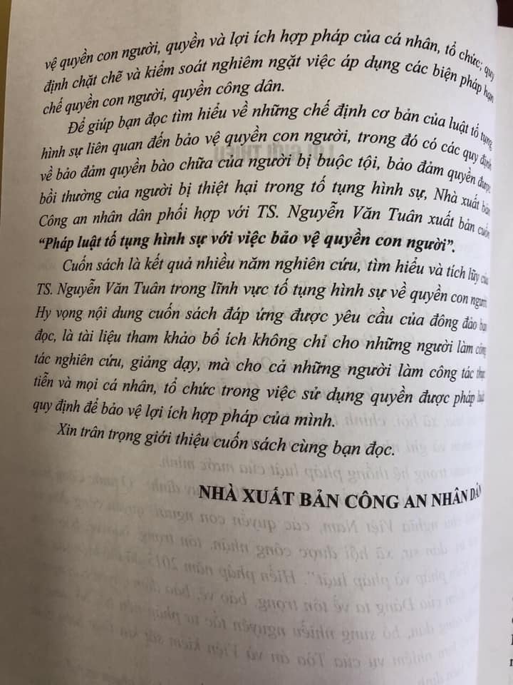 Combo: Pháp luật tố tụng hình sự với việc bảo vệ quyền con người và Tội phạm và cấu thành tội phạm