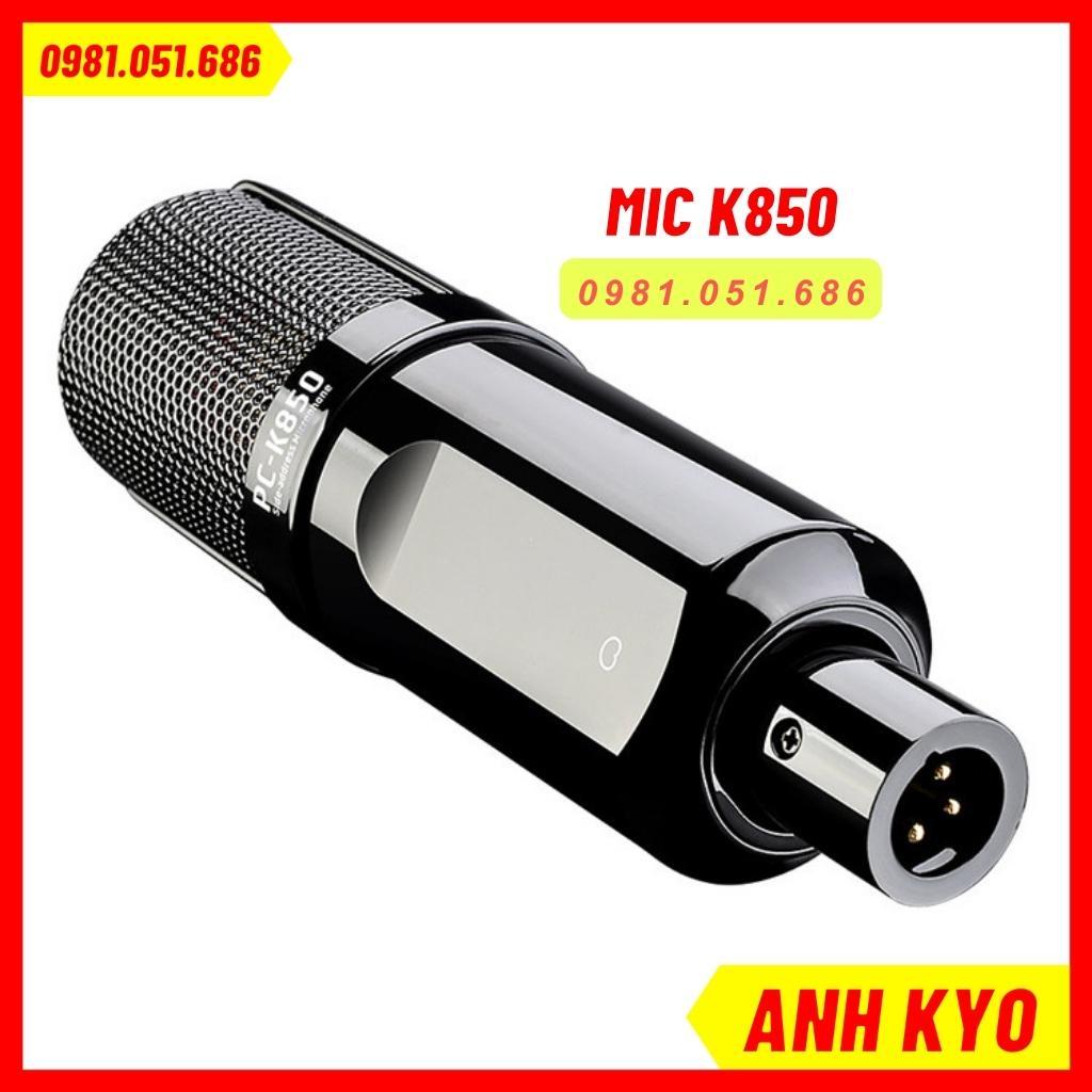 Mic pc k850 cao cấp chuyên nghiệp micro thu âm takstar pc k850 hát livestream thiết kế cực đẹp bảo hành 1 năm