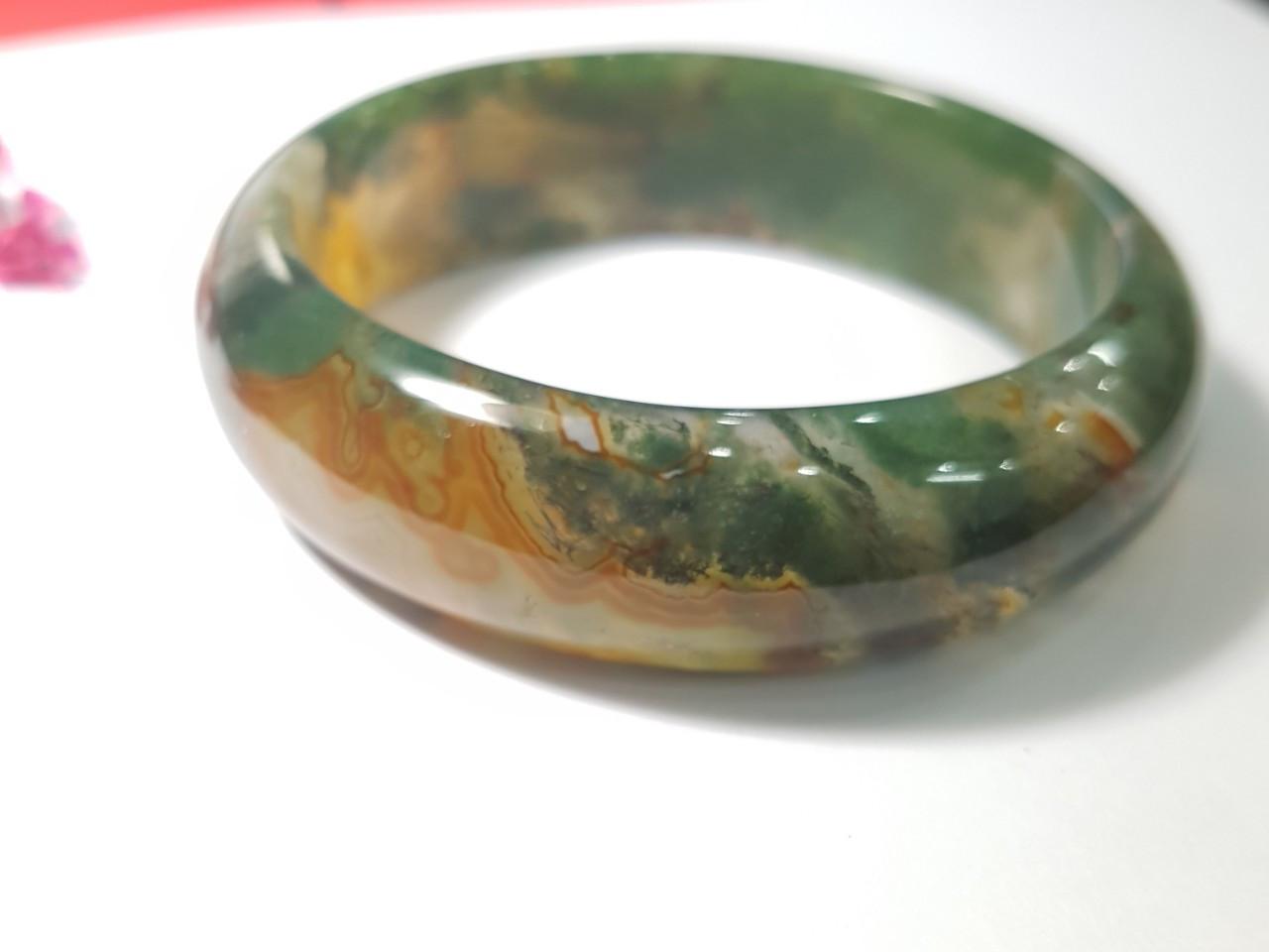 Vòng huyết ngọc thủy tảo, Size 54mm