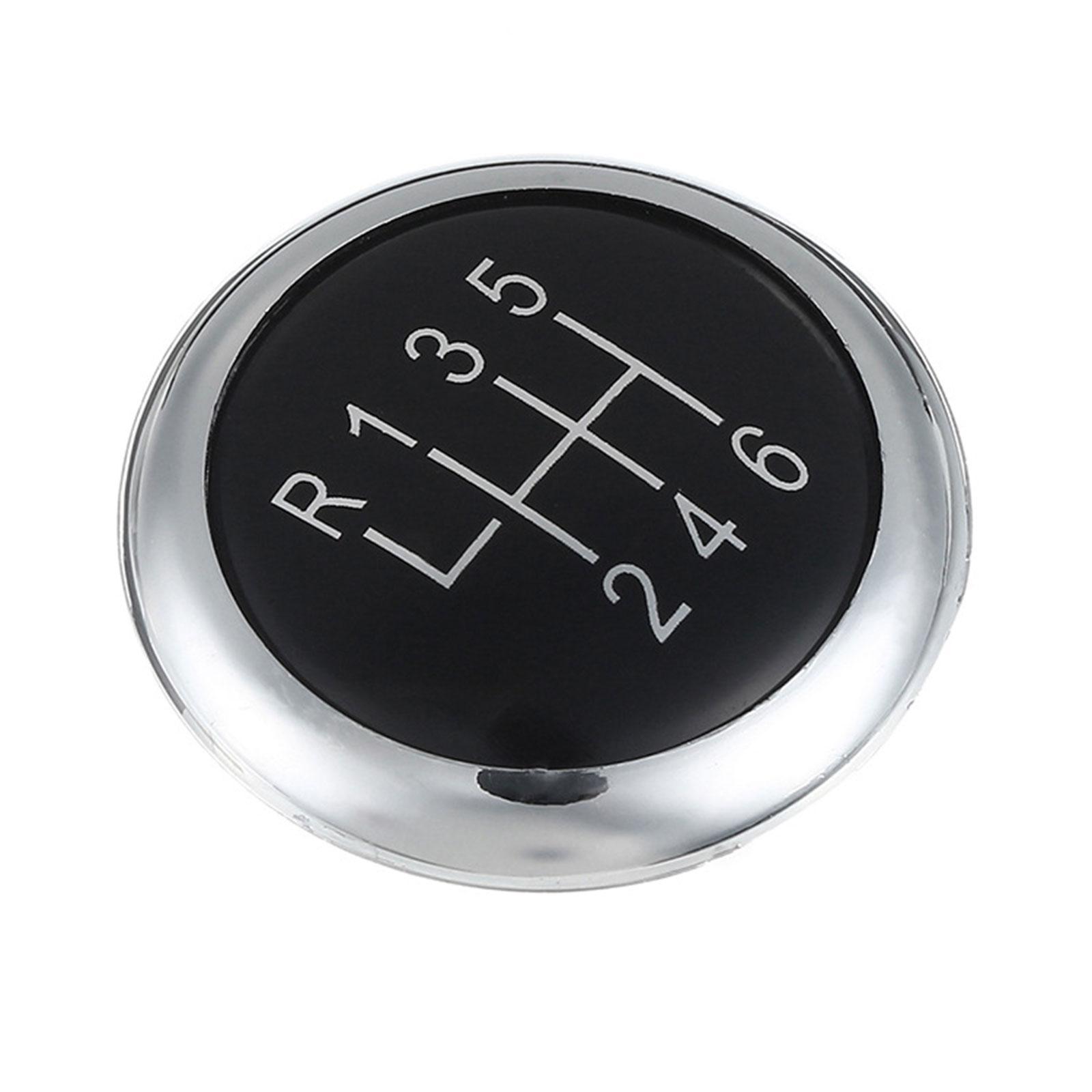 6 Speed Gear Knob Lever Cover Easy to Install Replacement Accessory, Interior ,Durable, Auto Parts 3C0711144A ,Waterproof Speed Knob