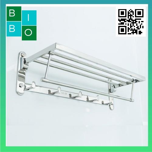 Máng Khăn Nhà Tắm Inox 304, Kệ Để Khăn, Thanh Vắt Khăn Gấp Đa Năng