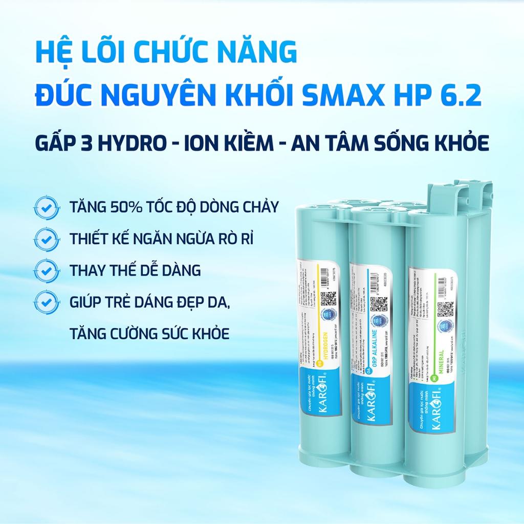 [TẶNG BỘ LÕI] Máy lọc nước NÓNG NGUỘI 11 lõi Karofi KAH-D18 - Gấp 3 Hydro-Ion-Kiềm Lắp đặt toàn quốc - Hàng Chính Hãng