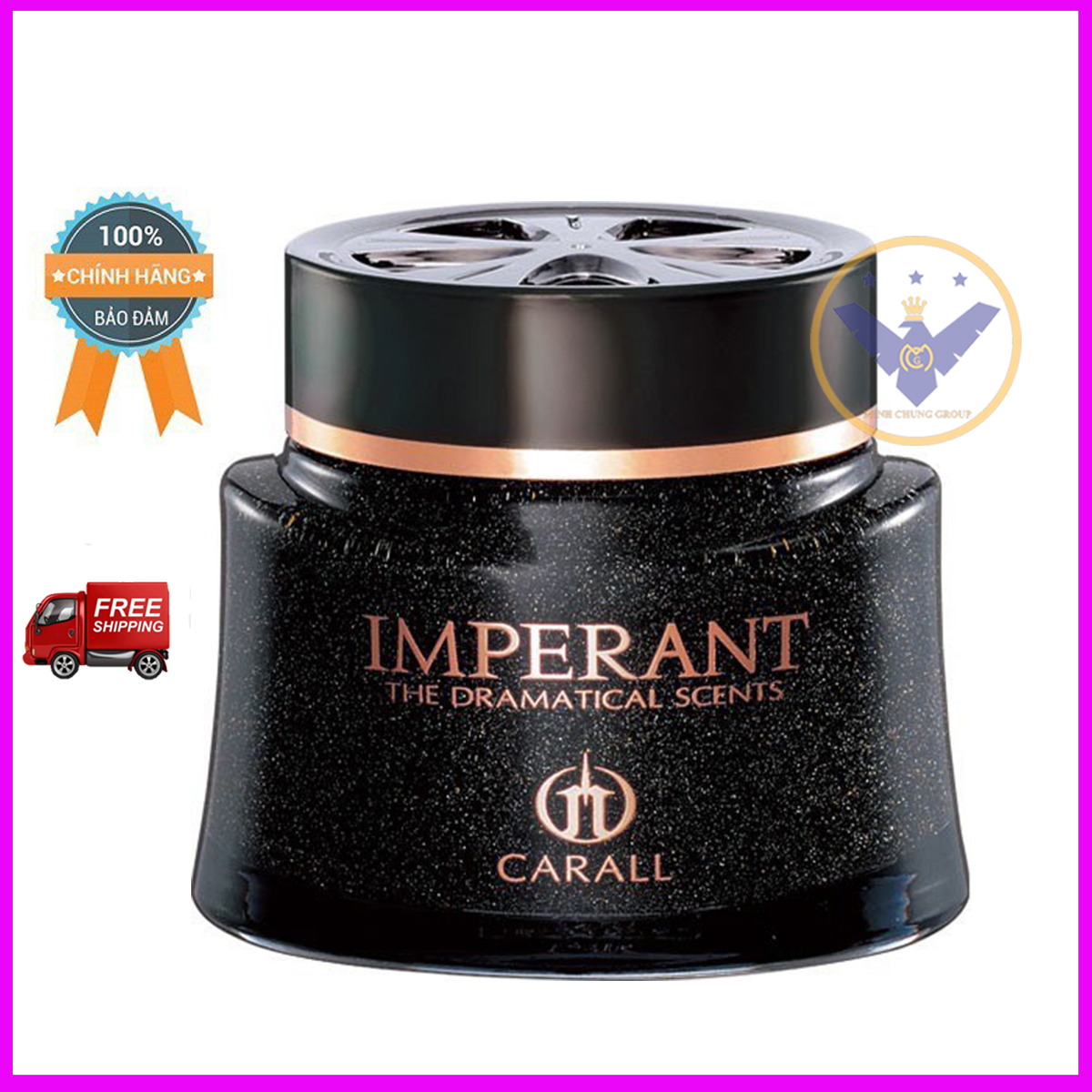 Nước hoa xe hơi gắn taplo ô tô Carall Imperant hương thơm tự nhiên 100% - 138ml