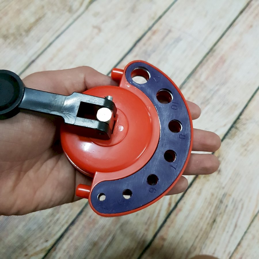 Dụng cụ định vị, cố định dùng khi khoan kính, thủy tinh, gạch men