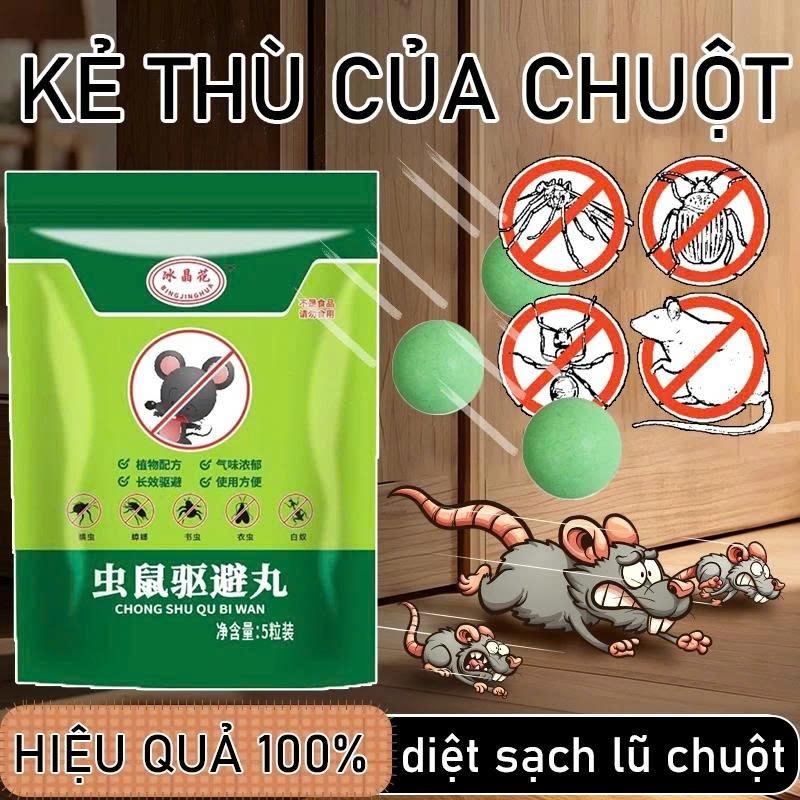 Gói 10 Viên Băng Phiến Xua Đuổi Chuột Siêu Hiệu quả