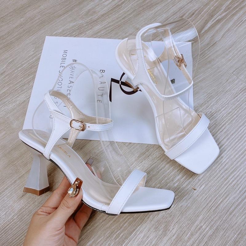 SANDAL HQ BẢNG TRƠN GÓT NHỌN CAO 6P