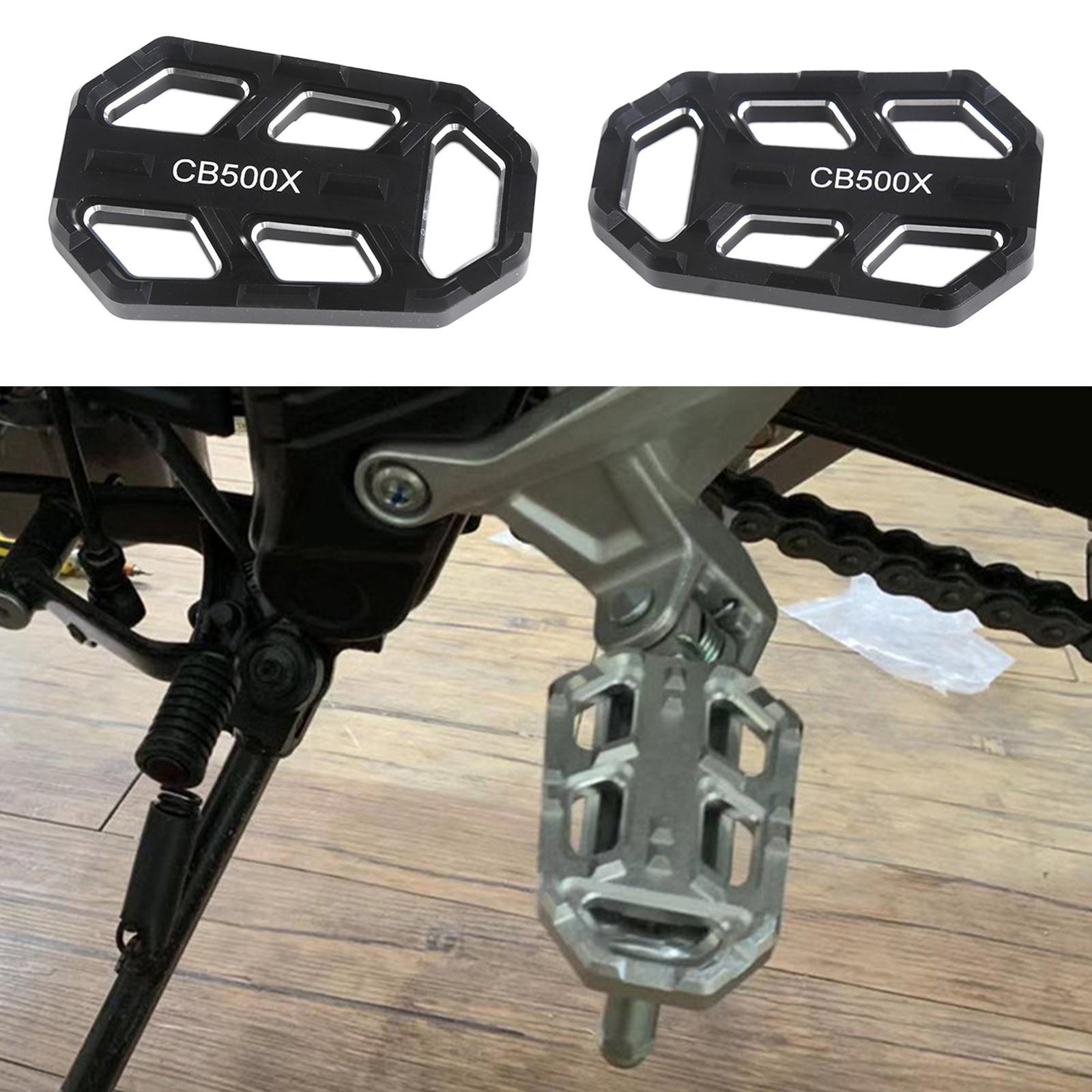 Motorcycle Pedals Rest Footrests for CB500X Accessories Black