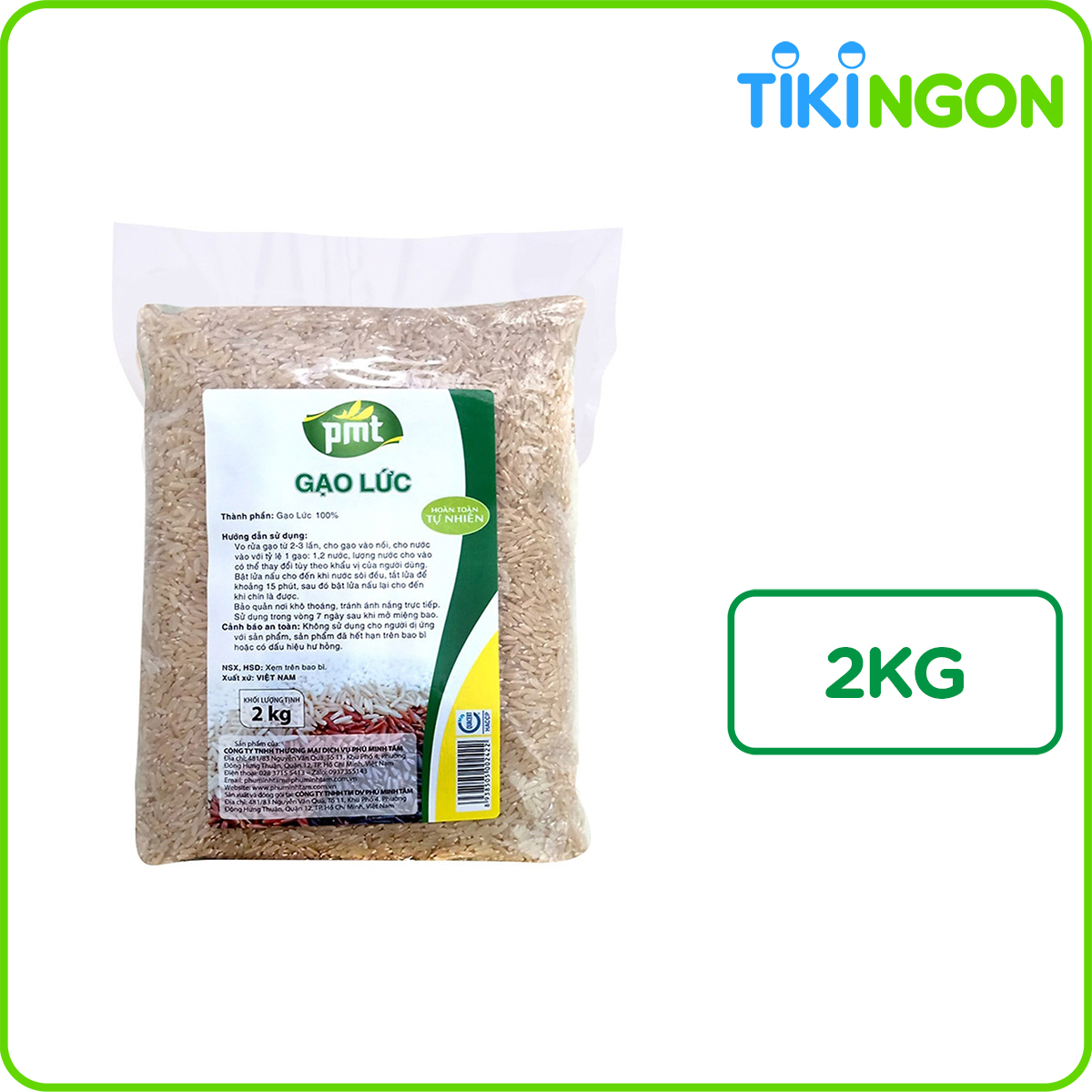 Gạo Lức Phú Minh Tâm (2kg)
