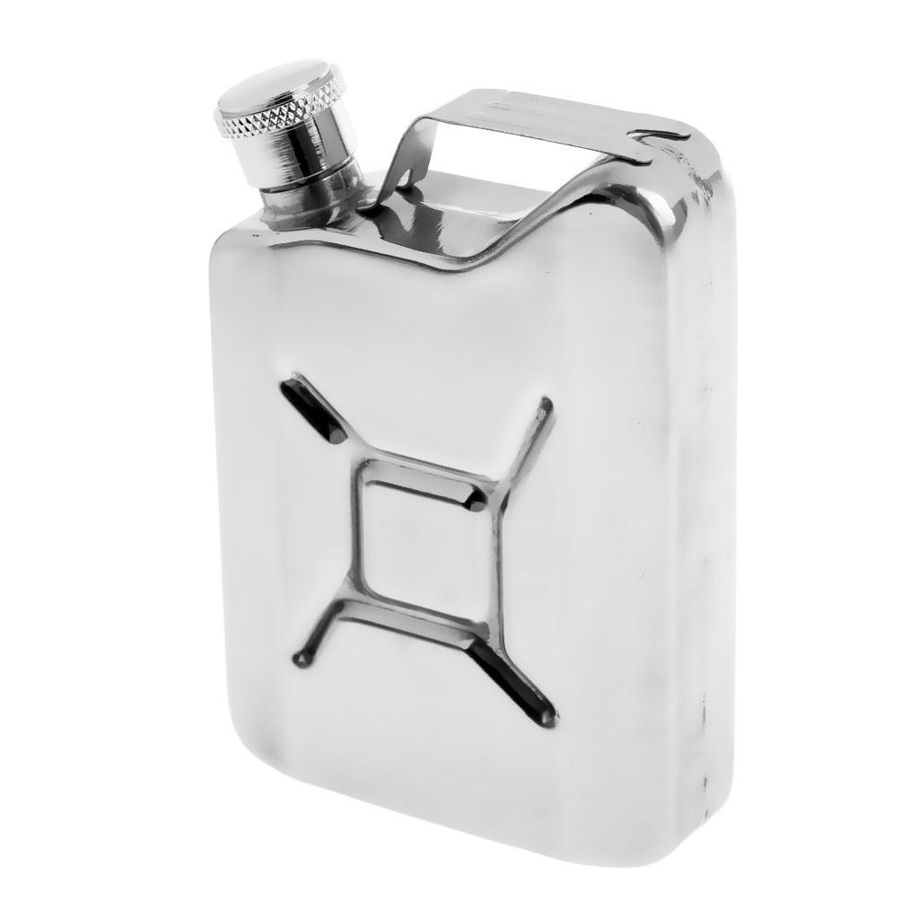 Portable Compact 177ml/6oz Stainless Steel Pocket Hip Flask Wine Pot Great for Outdoor Camping Travel Backpacking