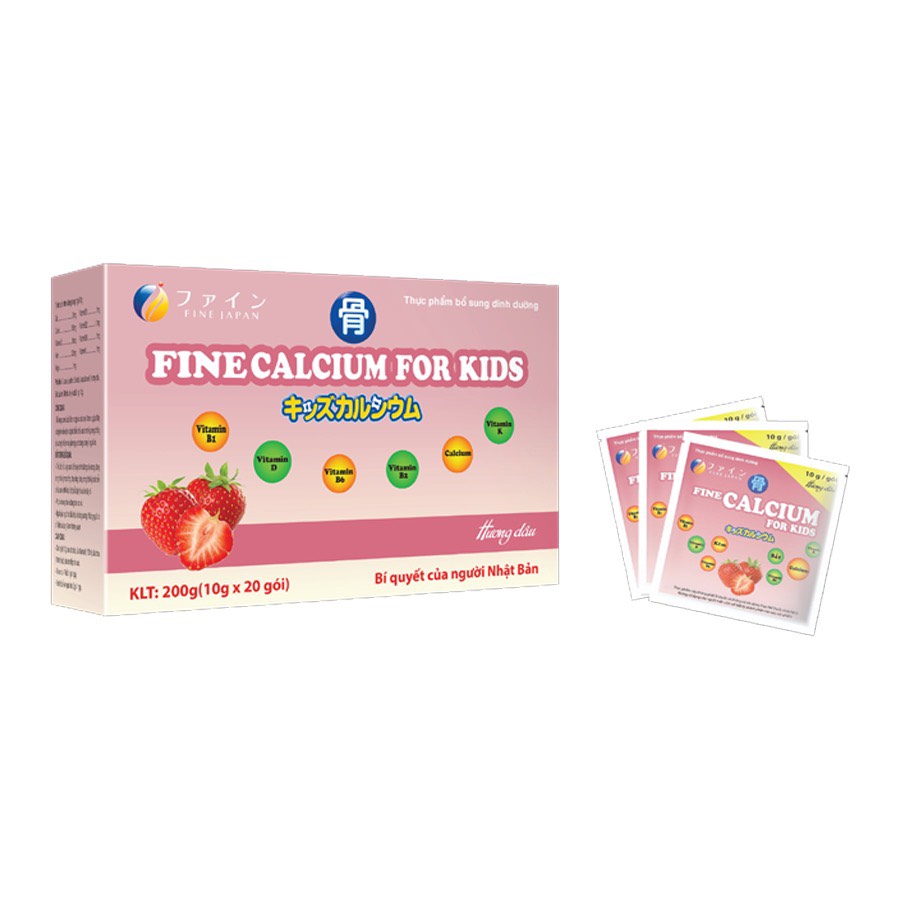 Combo 2 hộp Bột Canxi Fine Japan - FINE CALCIUM FOR KIDS