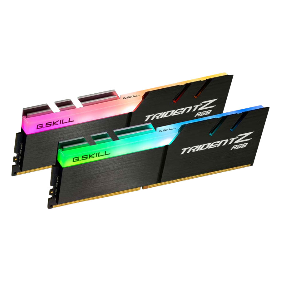 Bộ 2 Thanh RAM PC G.Skill F4-3000C16D-16GTZR Trident Z RGB 8GB DDR4 3000MHz UDIMM XMP - Hàng Chính Hãng