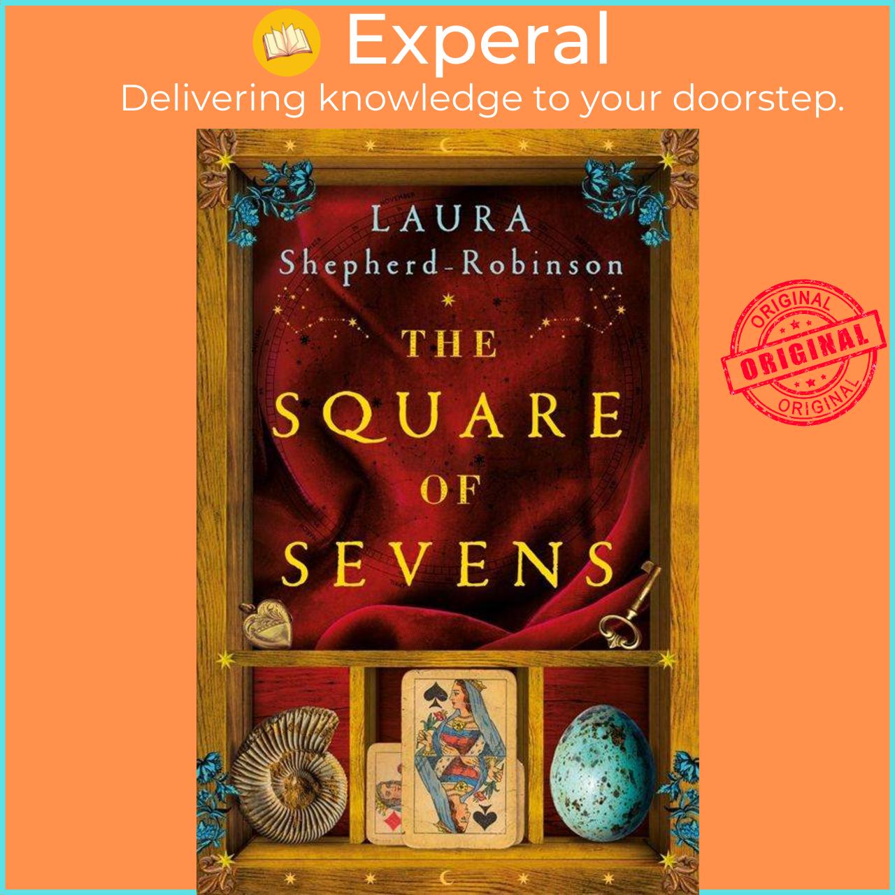 Hình ảnh Sách - The Square of Sevens - the stunning, must-read historical nove by Laura Shepherd-Robinson (UK edition, hardcover)