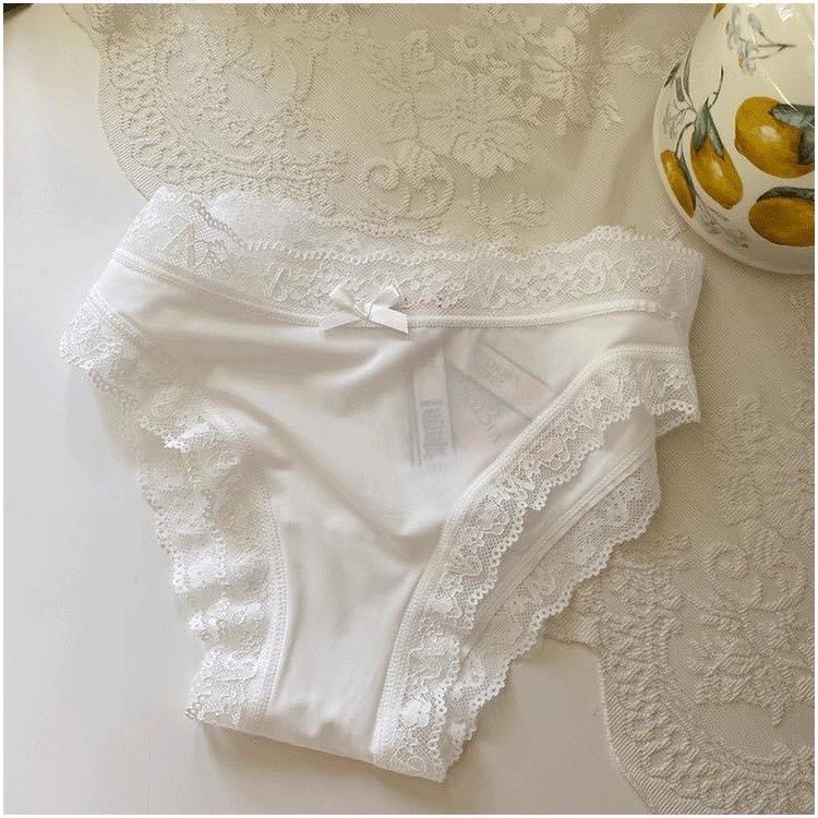 Bộ 4 Quần Lót Vic Nữ Su Ren sexy cao cấp mềm mại kháng khuẩn