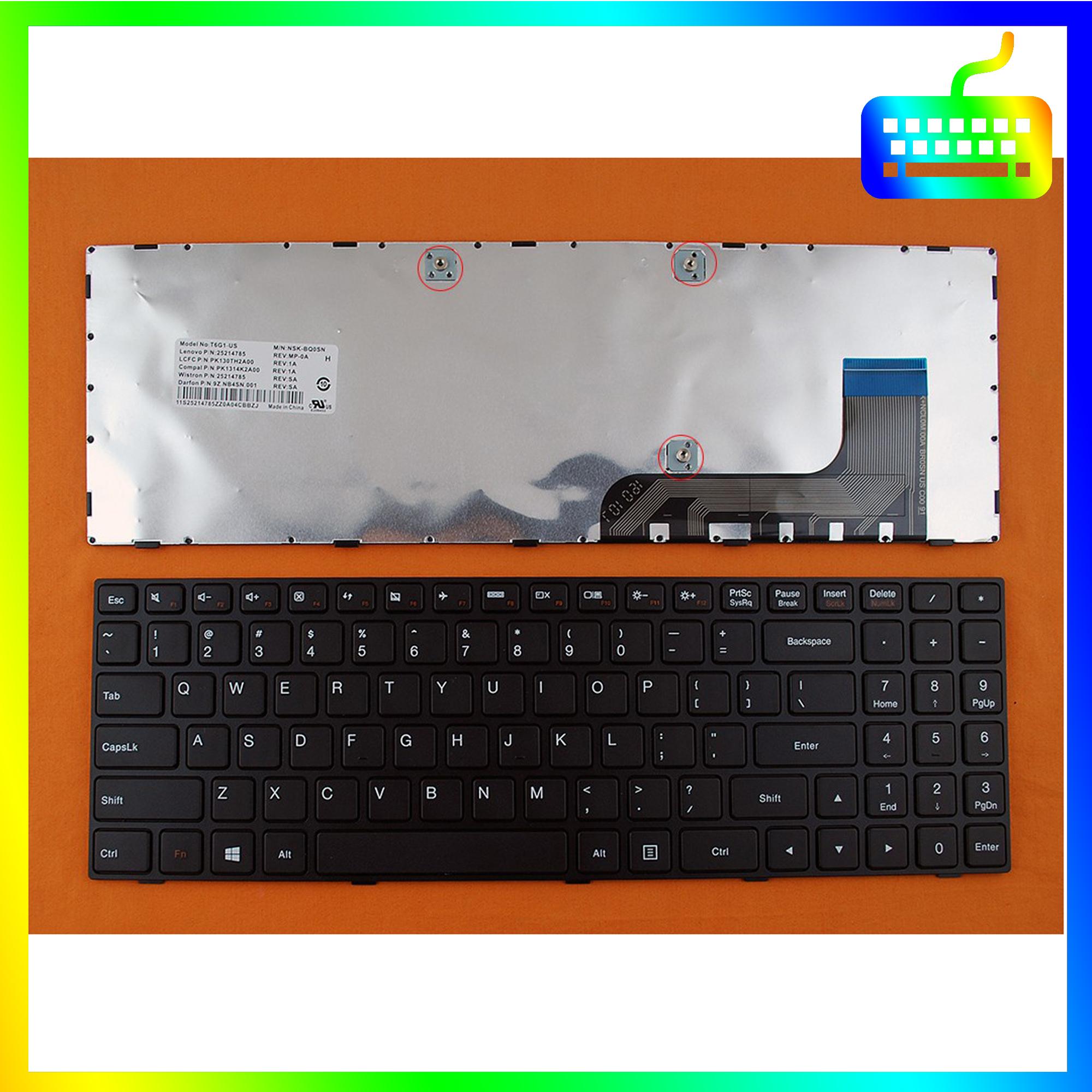 Bàn phím dành cho laptop Lenovo Ideapad 100 100-15 100-15IBY - Phím Zin - Hàng Chính Hãng