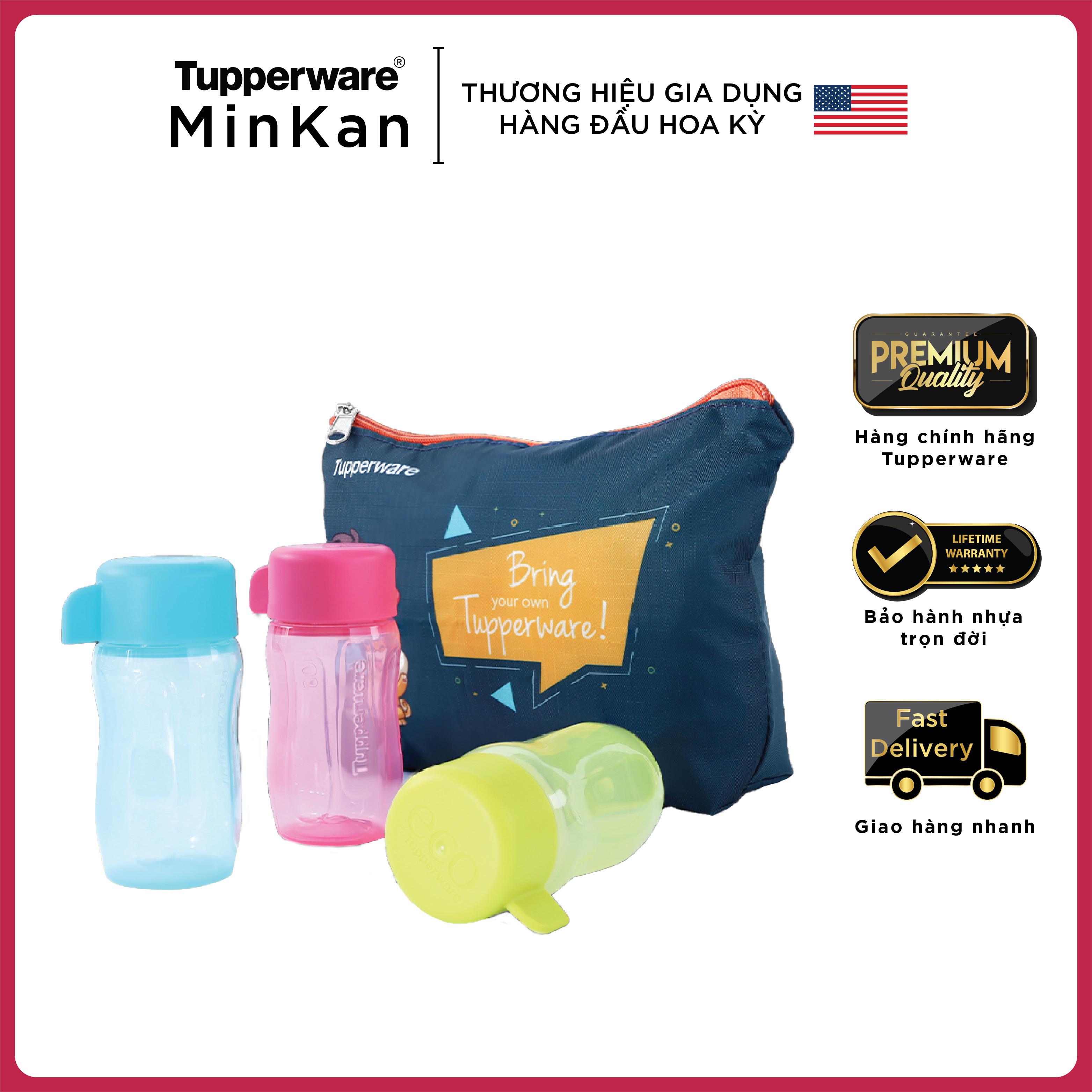 Bình nước Tupperware Eco Bottle 90ml (set 3)