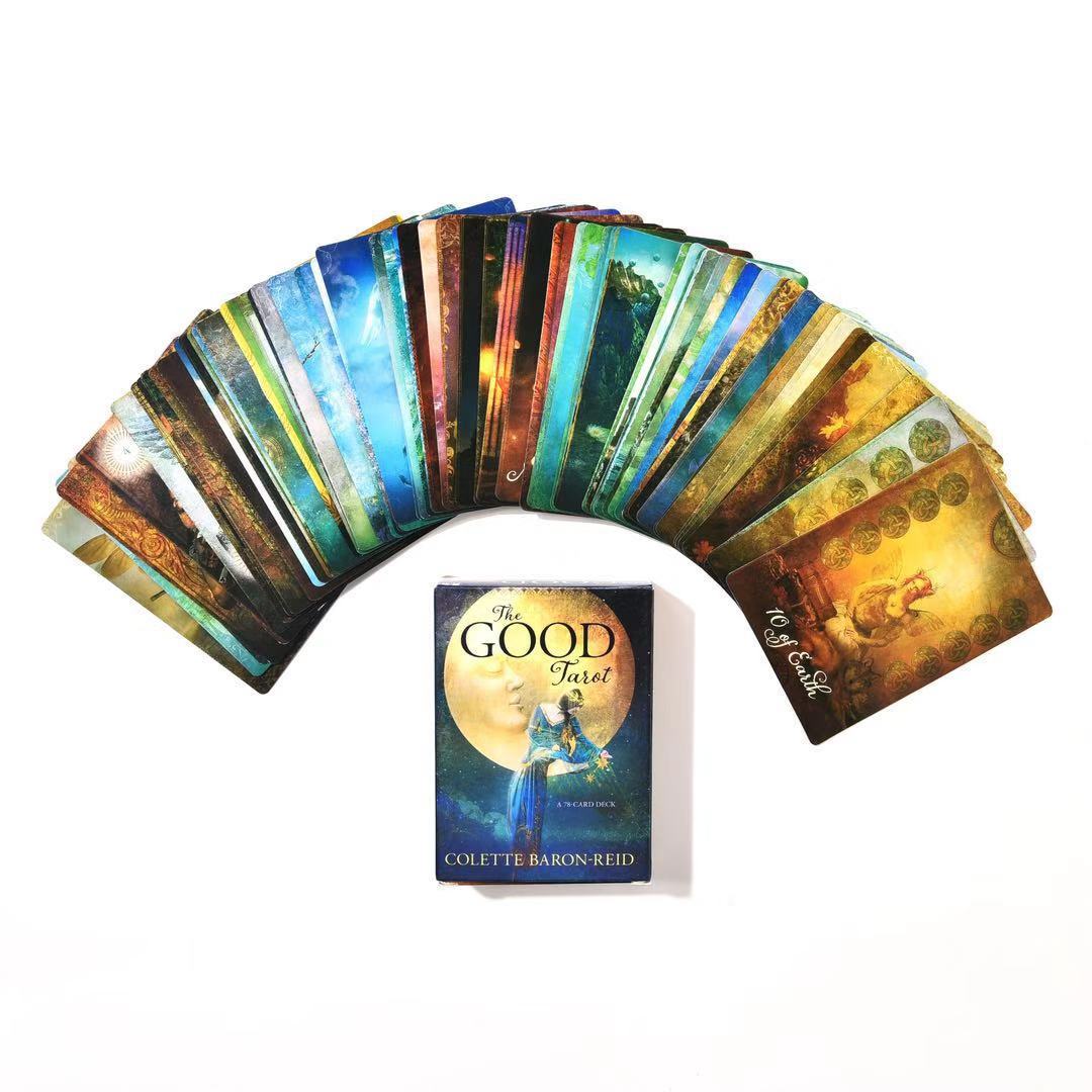 Combo Bộ Bài Bói The Good Tarot Cao Cấp và Túi Nhung Đựng Tarot và Khăn Trải Bàn Tarot