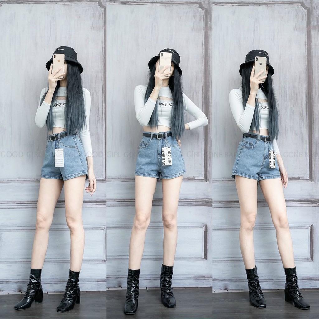 Quần short nữ lưng cao cơ bản QJ24A