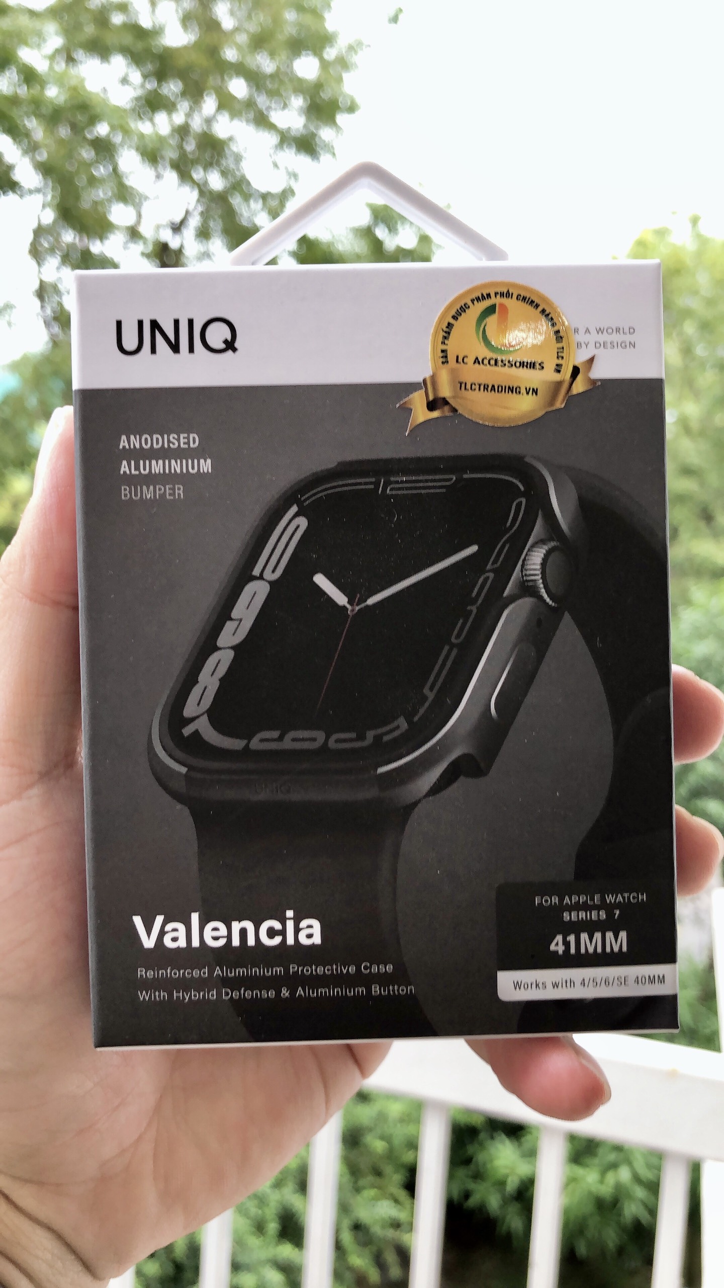 Case Ốp Apple Watch UNIQ Valencia (40/41mm) dành cho Apple Watch Series 4,5,6,7, SE- Hàng chính hãng