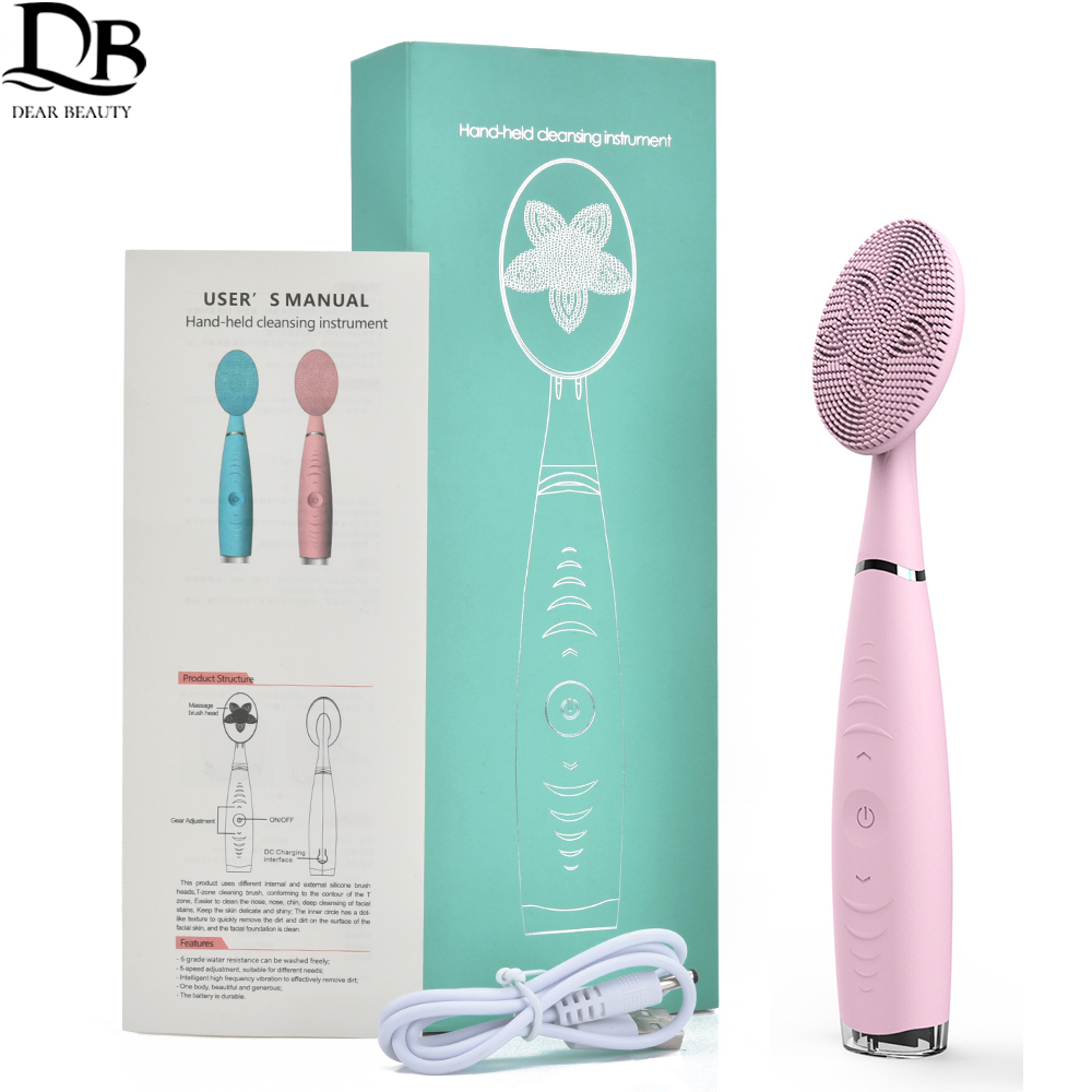 Làm Sạch Da Mặt Bàn Chải Silicon Chống Thấm Nước Làm Sạch Dụng Cụ Di Động Điện Cầm Tay Cọ Rửa Mặt Mini Pore Cleaner