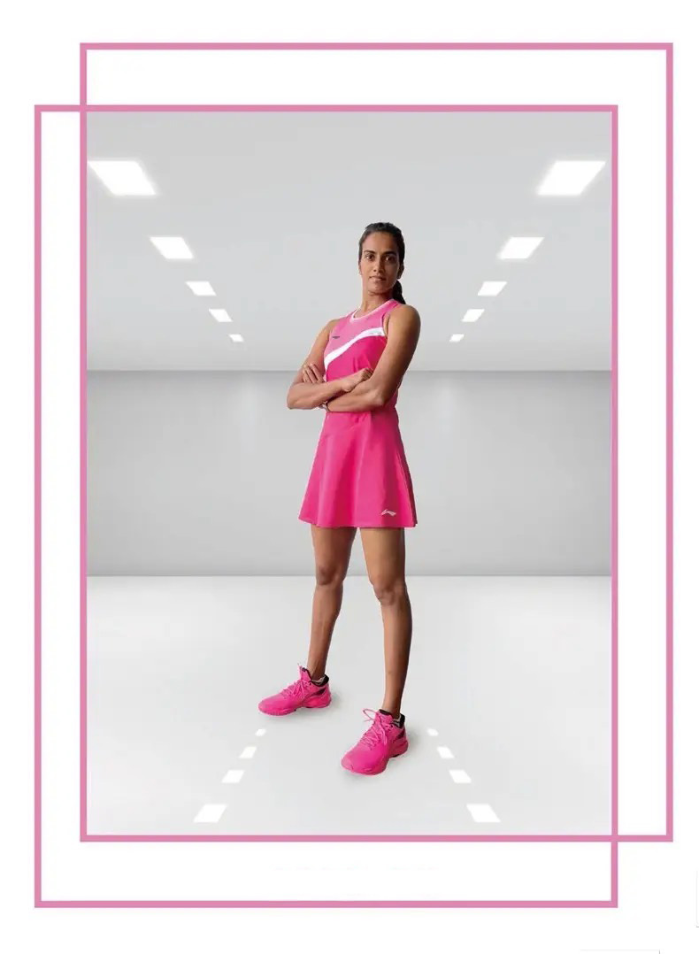 Giày thi đấu chuyên nghiệp cầu lông nam Lining Thunder AYTS018-1 mẫu mới màu hồng-tăng tất thể thao bendu