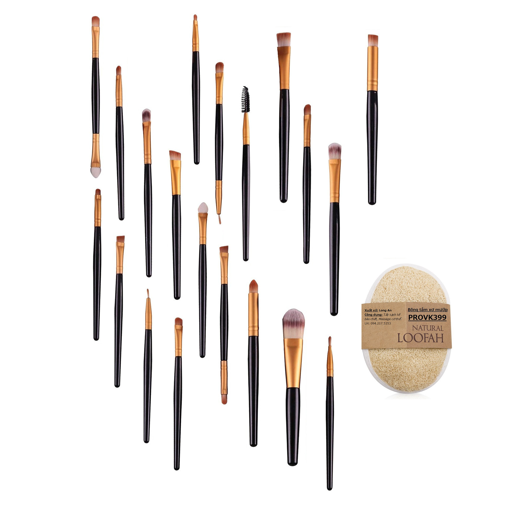 Cọ trang điểm Make up Brushes Chuyên Dụng IM16081-0052+ Tặng bông tắm xơ mướp PROVK399