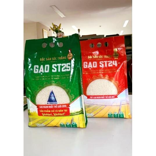 Gạo ST25 thương hiệu Vinaseed túi 5kg