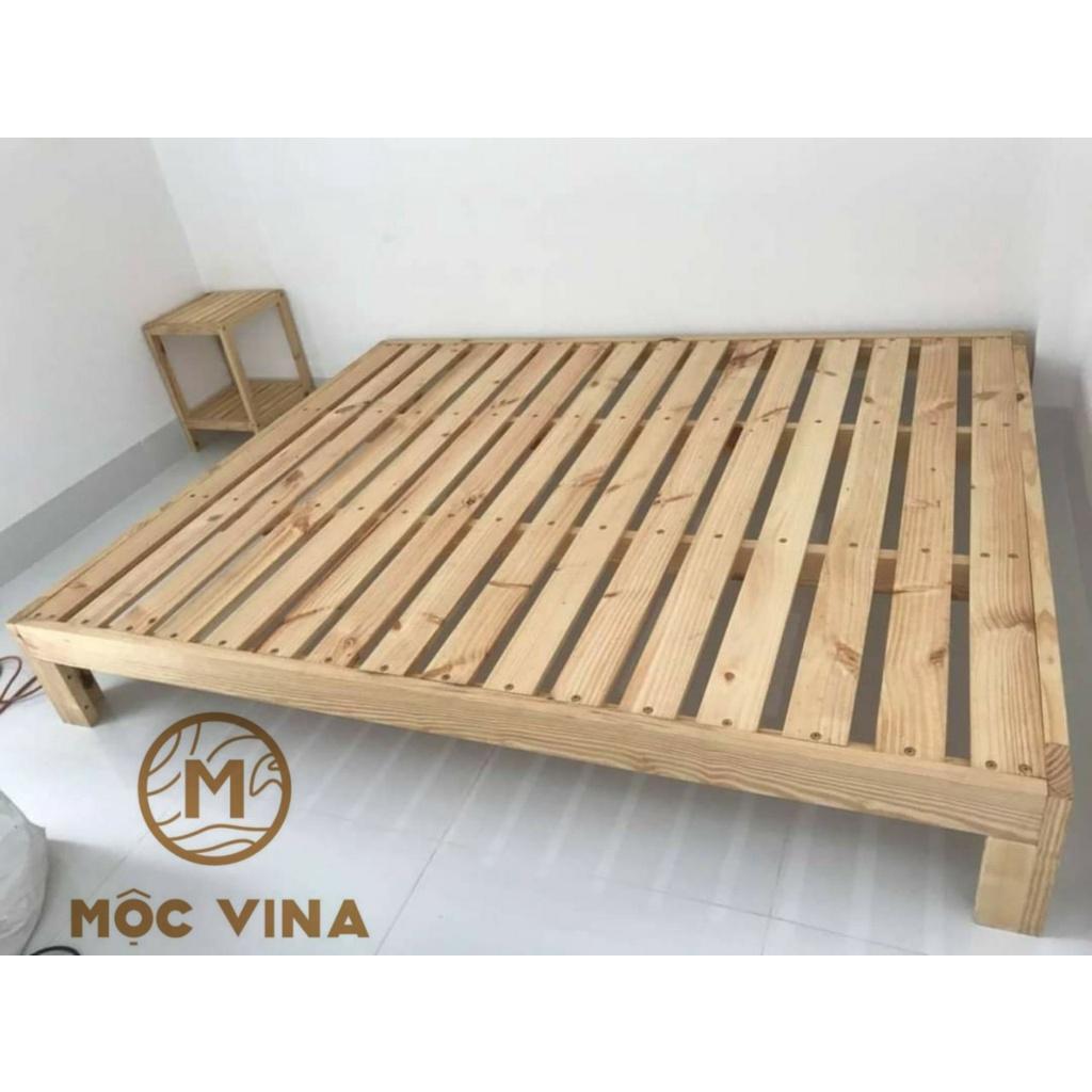 Giường Pallet Chân Cao TIỆN LỢI Giường bệt kiểu Hàn