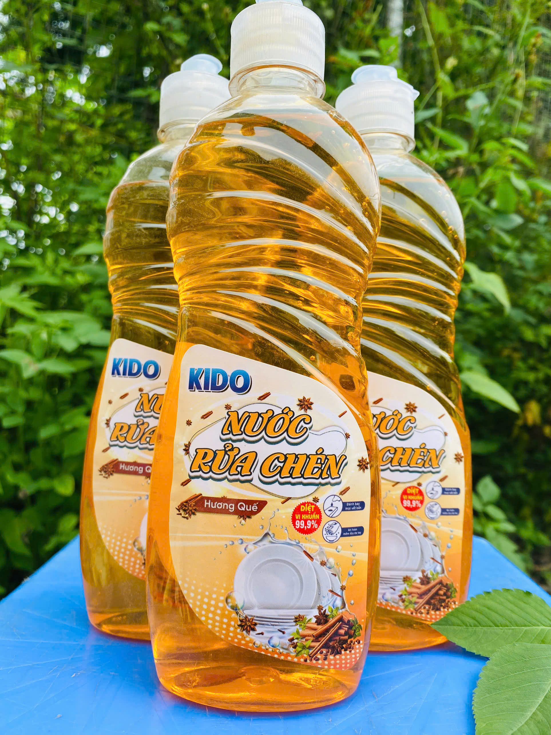 Nước Rửa Chén Bát KIDO Cao Cấp 800ml Hương Quế Chiết Xuất Từ Thiên Nhiên