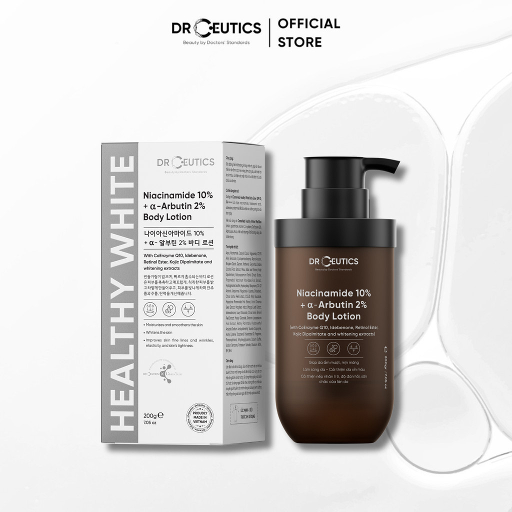 DRCEUTICS Sữa Dưỡng Thể Trắng Da DrCeutics Body Lotion Healthy White (200g)