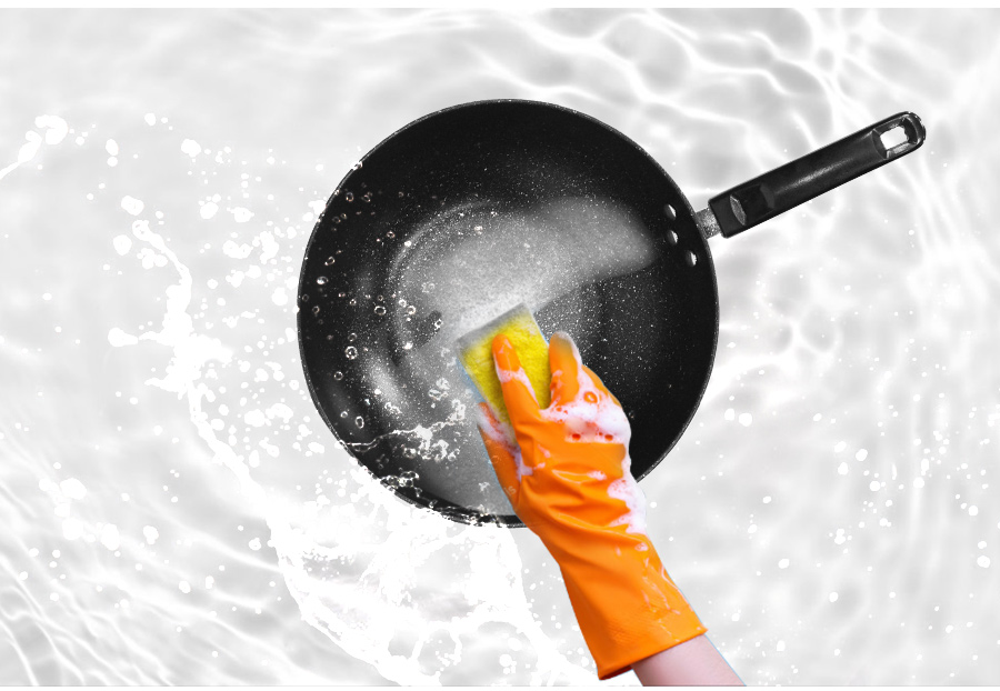 Bộ chảo đá carbon sâu lòng 30cm không kèm 1 nắp thủy tinh 30cm