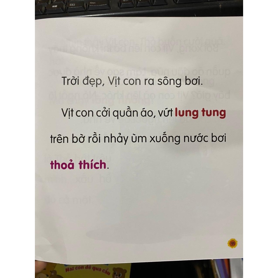 Combo 6 cuốn Truyện chữ to cho bé : Tập đánh vần tập đọc