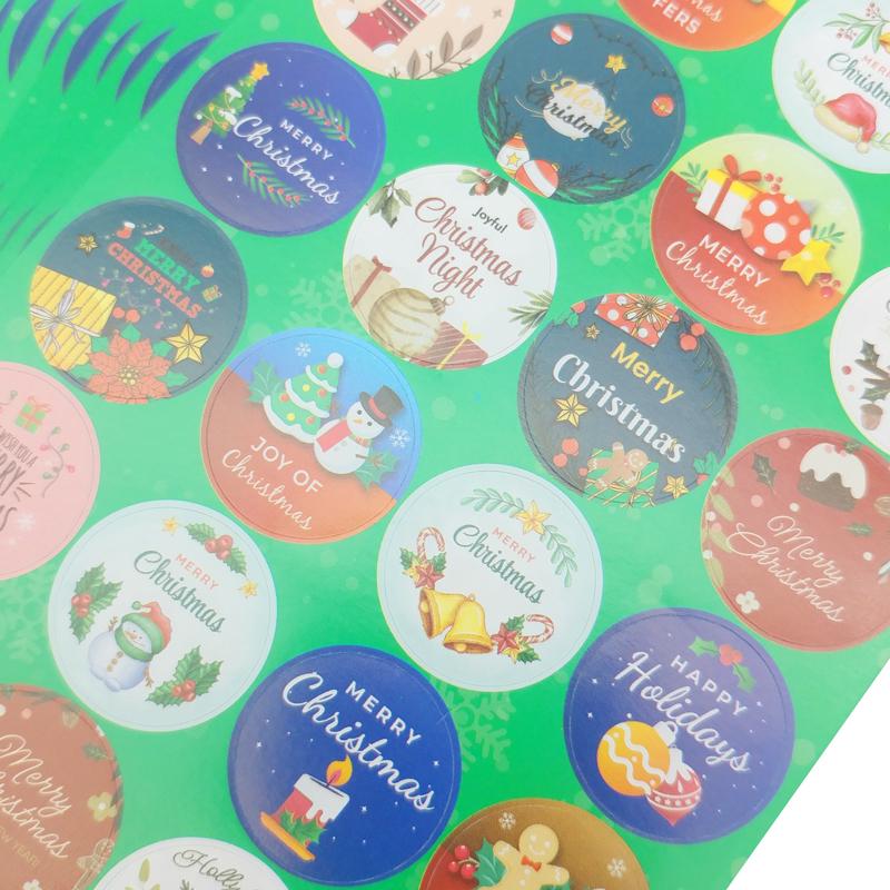 Bộ 10 Tờ Sticker Cổ Động Merry Christmas - Teenage 03
