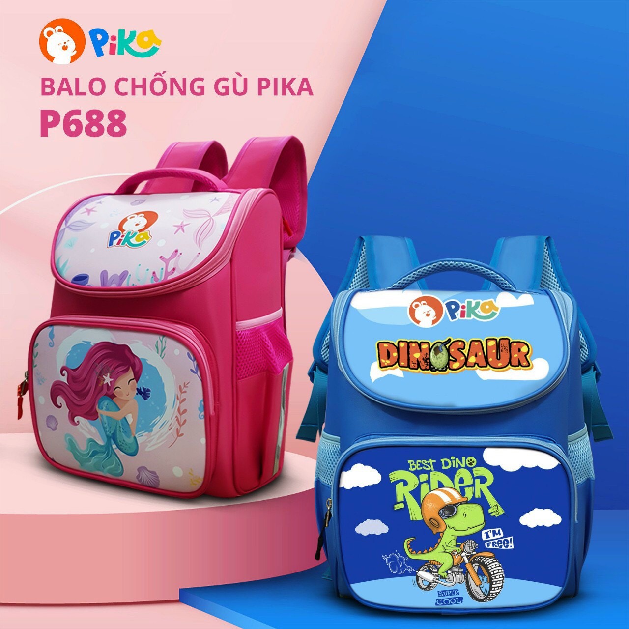BALO TRẺ EM CHỐNG GÙ PIKA P688- P689