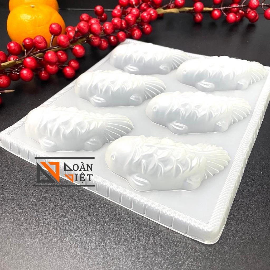 Khuôn RAU CÂU, NHẤN XÔI, BÁNH TỔ 6 cá….. Hình cá chép siêu sắc nét - Trang trí MÂM CÚNG ÔNG TÁO, NGÀY TẾT