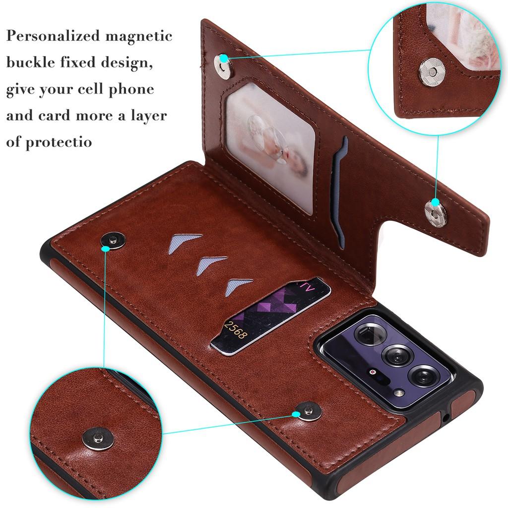 Bao Da Nắp Gập Có Ngăn Đựng Thẻ In Hình Bướm 3d Cho Samsung Galaxy Note20 Ultra S20 Ultra S20 + S20 Plus