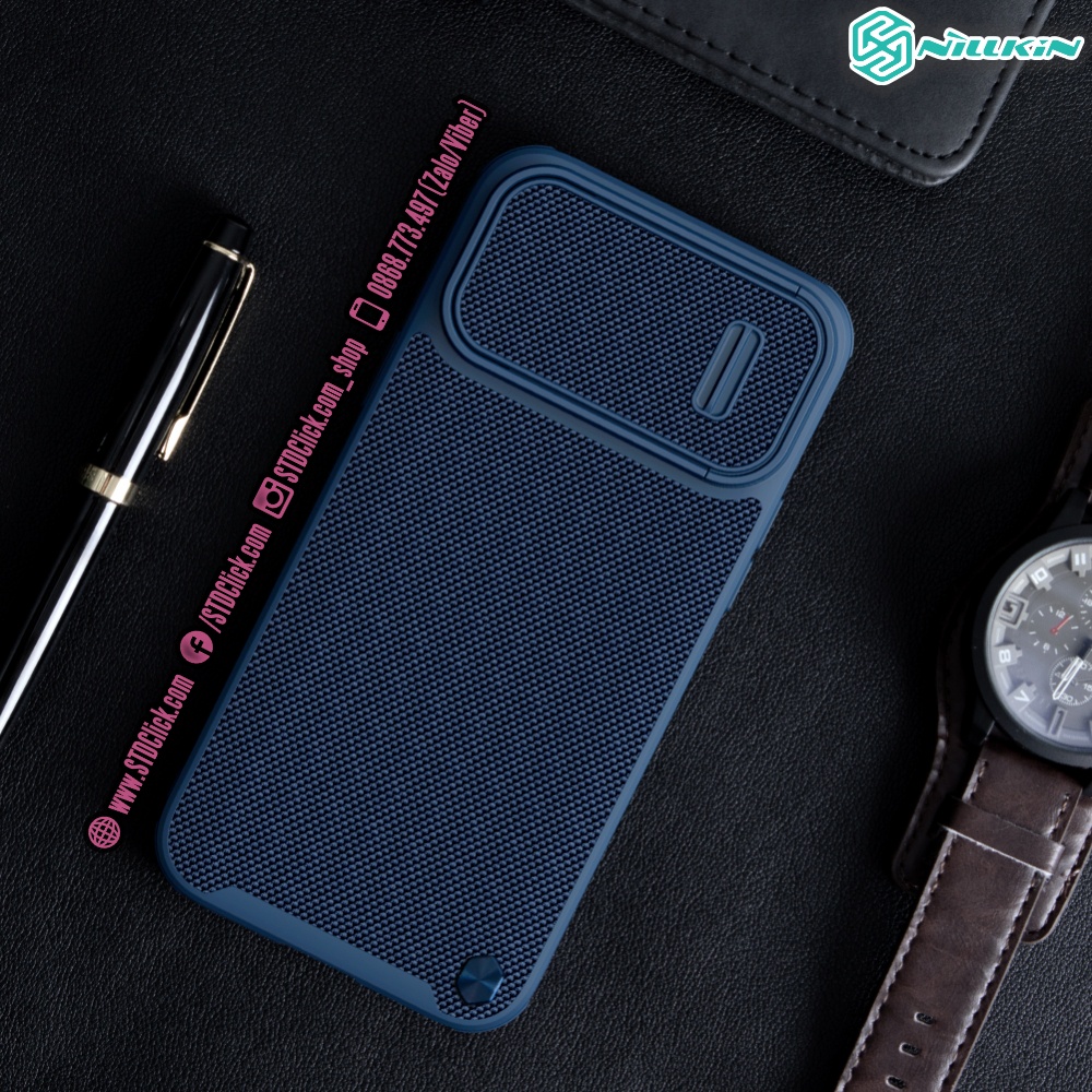 ỐP LƯNG DÀNH CHO ĐIỆN THOẠI IPHONE 14 - 14 PLUS - 14 PRO - 14 PRO MAX NILLKIN TEXTURED S NYLON FIBER BẢO VỆ CAMERA