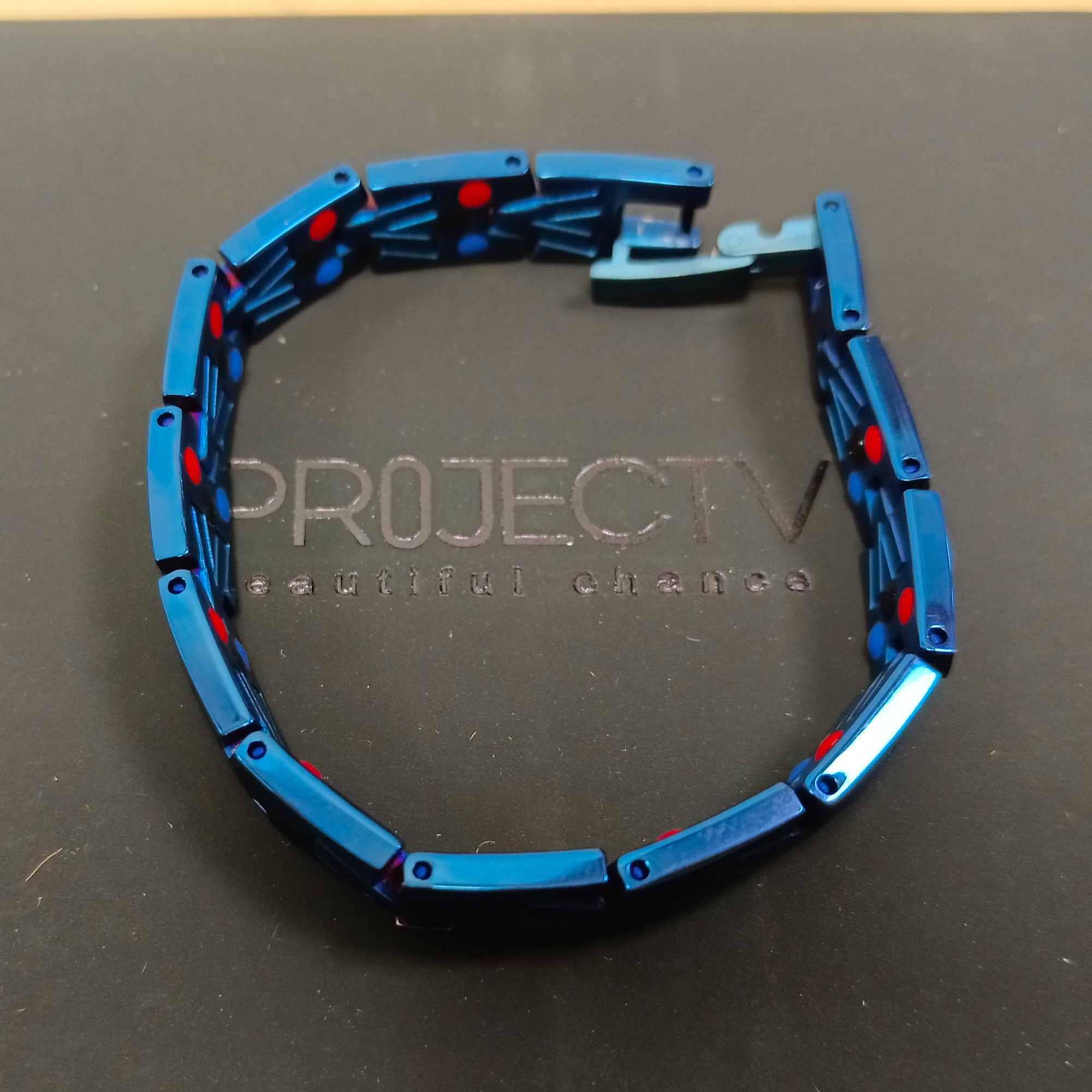Vòng Đeo Tay Trẻ Em Titan Vui Vẻ Trinity Power Blue Sky - PROJECT V - Thiết kế năng động và sang trọng - Hàng Chính Hãng