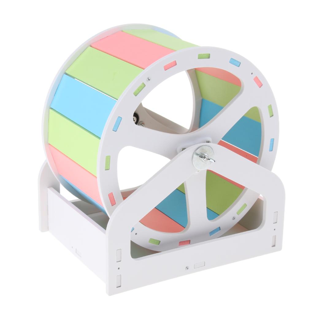 Hamster Mouse Rat Small Animals Silent Running Exercise Wheel Toys Colorful