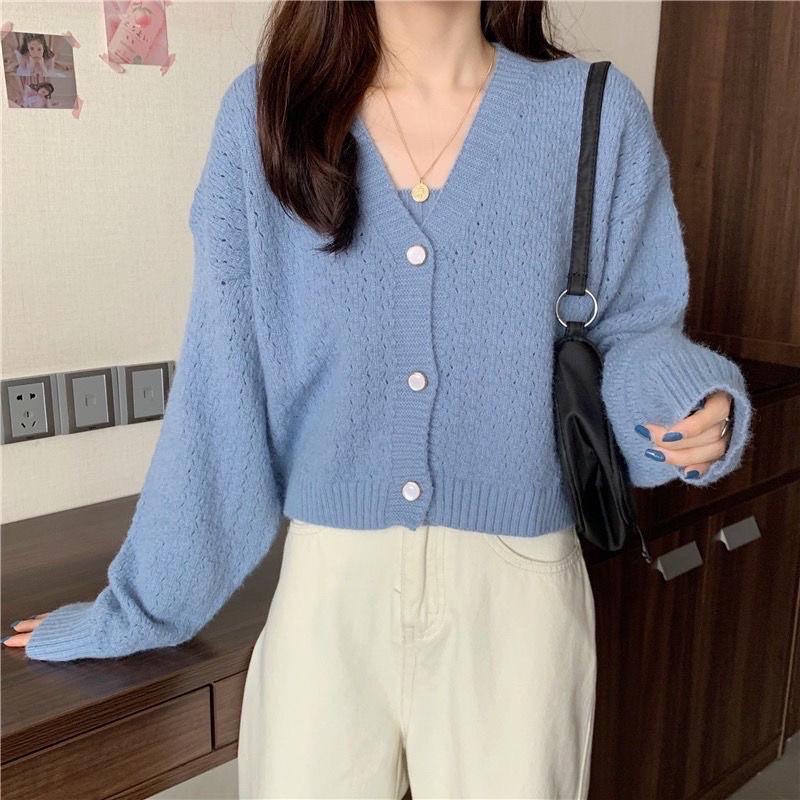 Set Len Áo 2 Dây Mix Khoác Len 3 Màu Siêu Xinh Có Ảnh Thật