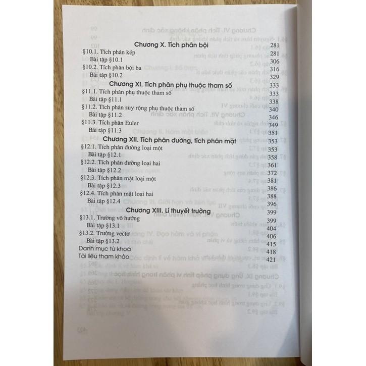 Sách - Combo Toán Học Cao Cấp - Bài Tập Toán Học Cao Cấp - Tập 2 (Giải Tích) - KHỔ TO - HV - ảnh 10