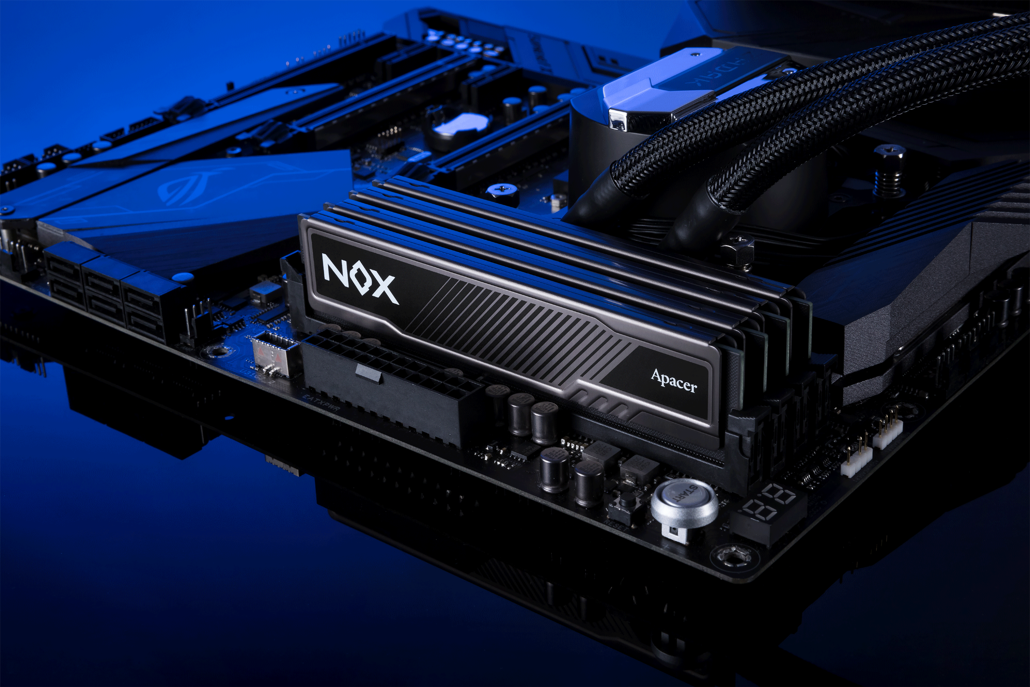 Ram máy tính Apacer 16GB OC NOX DDR4 3200MHz Tản dày - Hàng chính hãng NetWork Hub phân phối