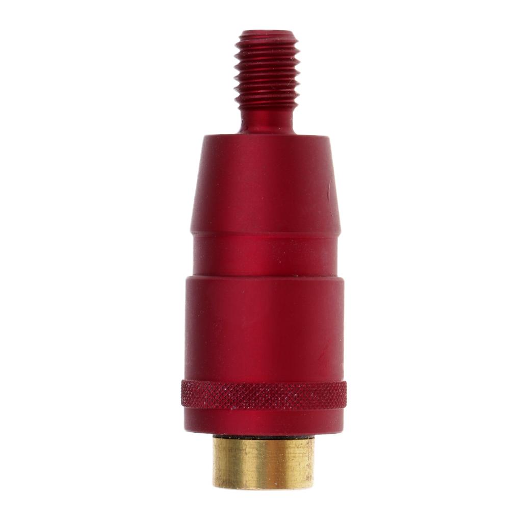 2xFishing Landing Net Connector Head Screw Net Rod Quick Release Adapter Red