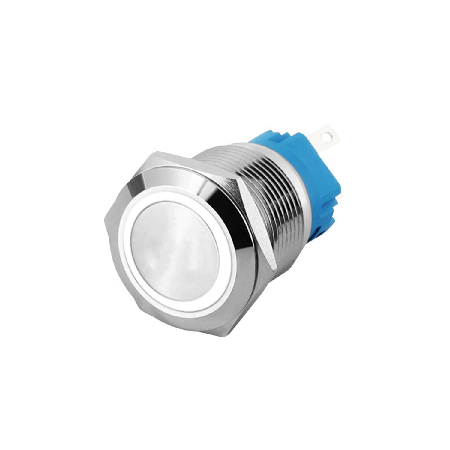 Nút nhấn công tắc tự khóa 12mm Vỏ INOX chống thấm nước