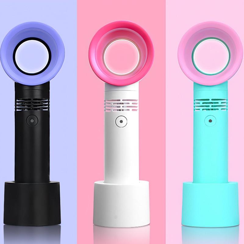 Yumeshop94Quạt Không Cánh Cầm Tay Mini - Có Thể Sạc Lại
