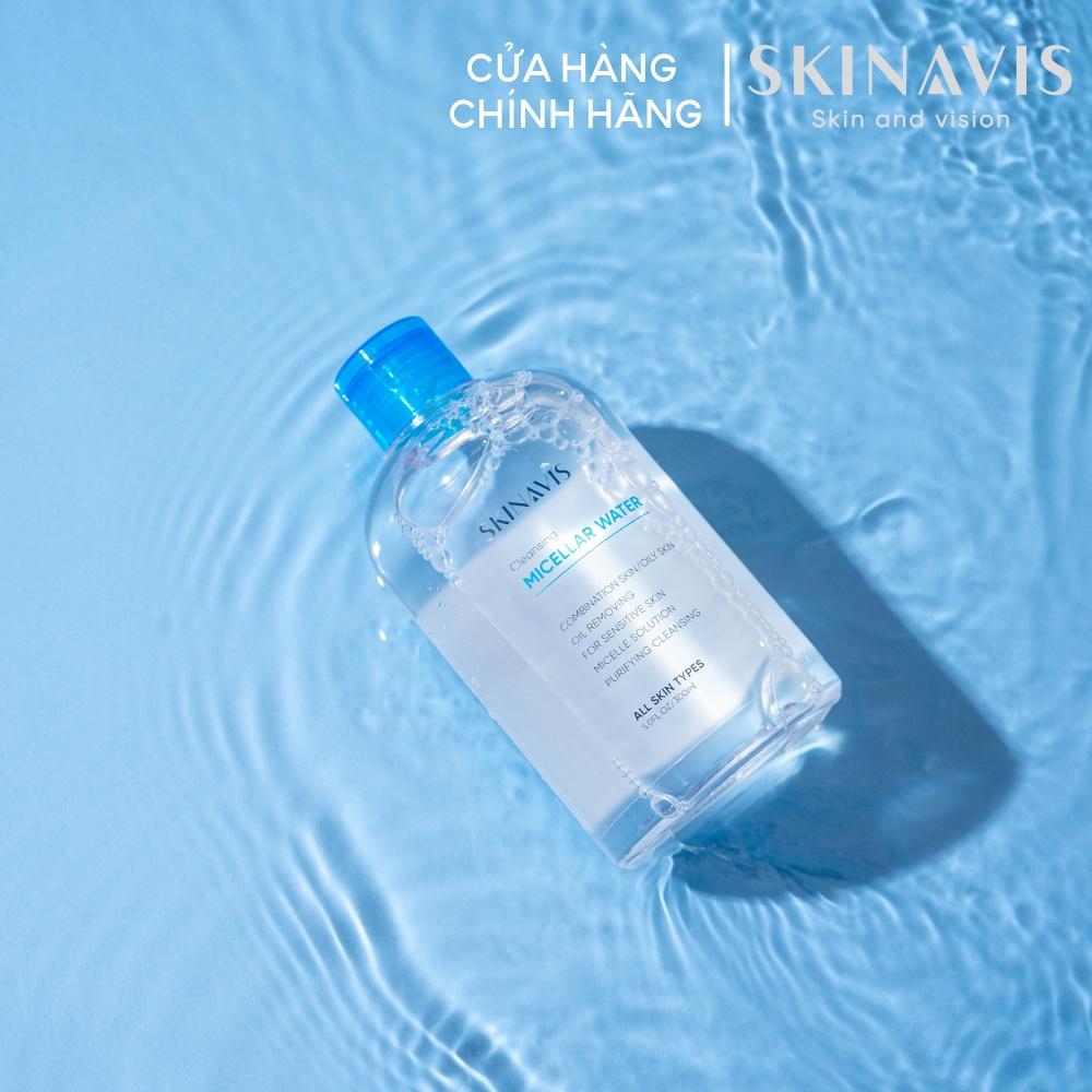 HÀNG NHẬP KHẨU - Nước Tẩy Trang Làm Sạch Sâu Skinavis Micellar Water Dạng Nước Làm Sạch Da Dịu Nhẹ Không Bóng Nhờn